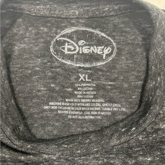 DISNEY Mickey Mouse T-Shirt Short Sleeve
Black
Size XL - Picture 4 of 5